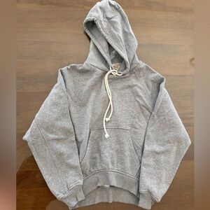 Madewell Gray Hoodie Sweatshirt